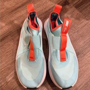 Nike Aqua and Orange Sneakers